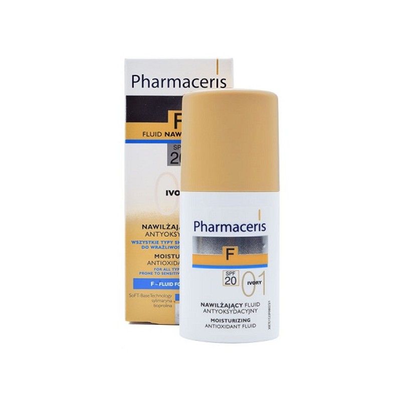 فلوئید مرطوب کننده رنگی SPF20 فارماسریز حجم 30 میل-01 (Ivory)