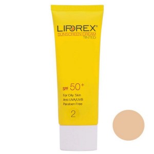 کرم ضد آفتاب رنگی لیپورکس +SPF50 مناسب پوست چرب حجم 40 میل- بژ طبیعی