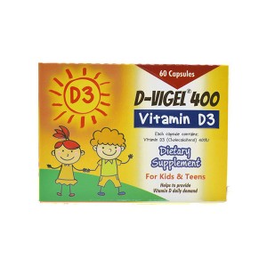 کپسول دی-ویژل 400 ژلاتینی نرم ویتامین د3 دانا 60 عددی