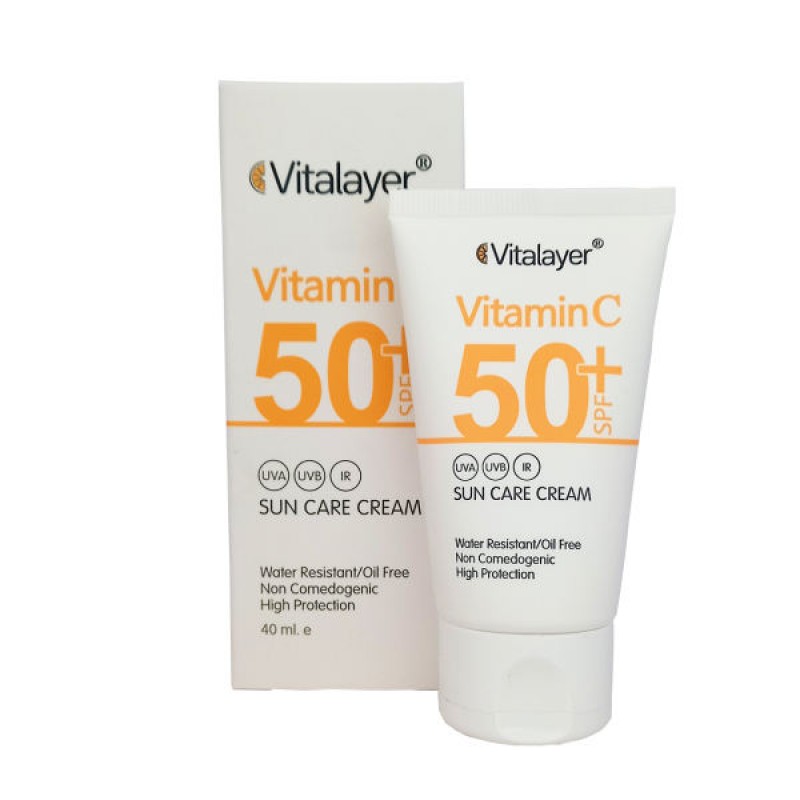 کرم ضد آفتاب ویتالیر مدل Vitamin C حجم 40 میلی لیتر